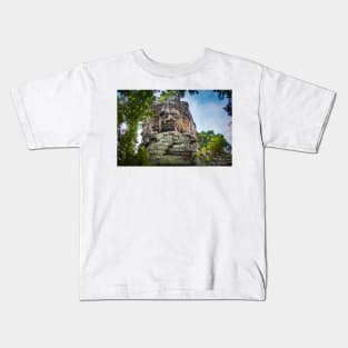 Angkor Thom faces Kids T-Shirt